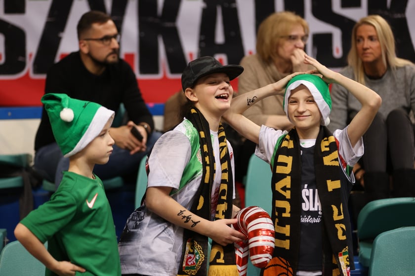 Śląsk Wrocław - Trefl Sopot, 23 grudnia 2023 r. - zdjęcia kibiców