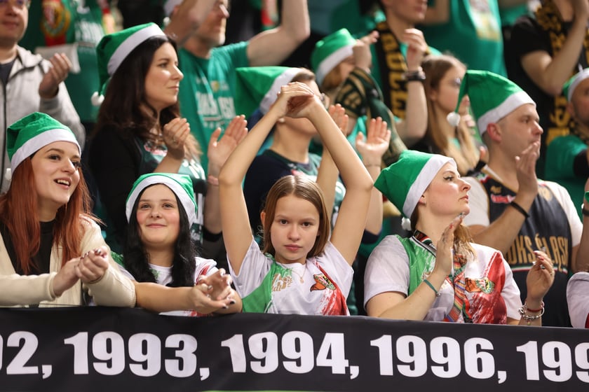 Śląsk Wrocław - Trefl Sopot, 23 grudnia 2023 r. - zdjęcia kibiców