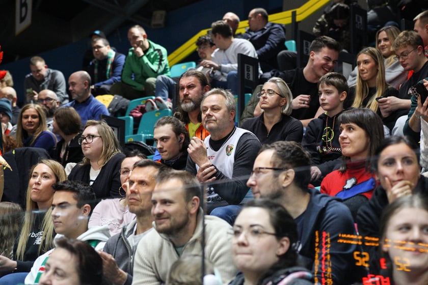 Koszykówka WKS Śląsk Wrocław - MKS Dąbrowa Górnicza. 7 stycznia 2024 Hala Orbita. Zdjęcia