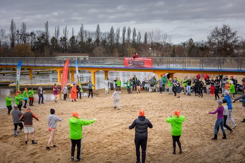 Wrocławskie Morsy na Morskim Oku - luty 2024