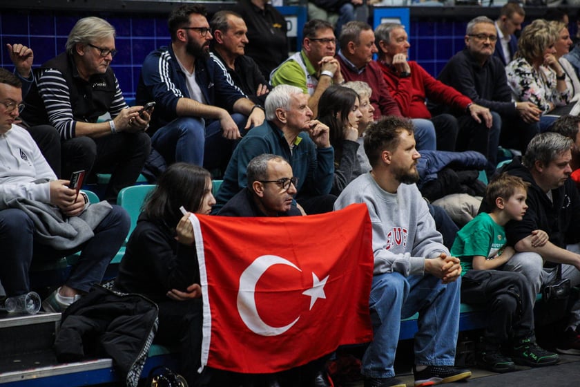 Śląsk Wrocław vs. Turk Ankara w hali Orbita, 6 lutego 2024
