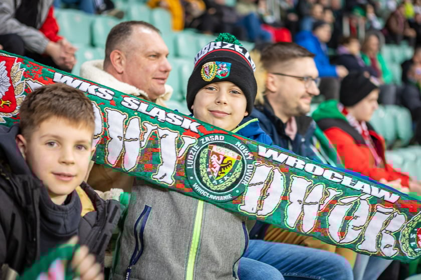 Zdjęcia kibiców z meczu Śląsk Wrocław - Stal Mielec