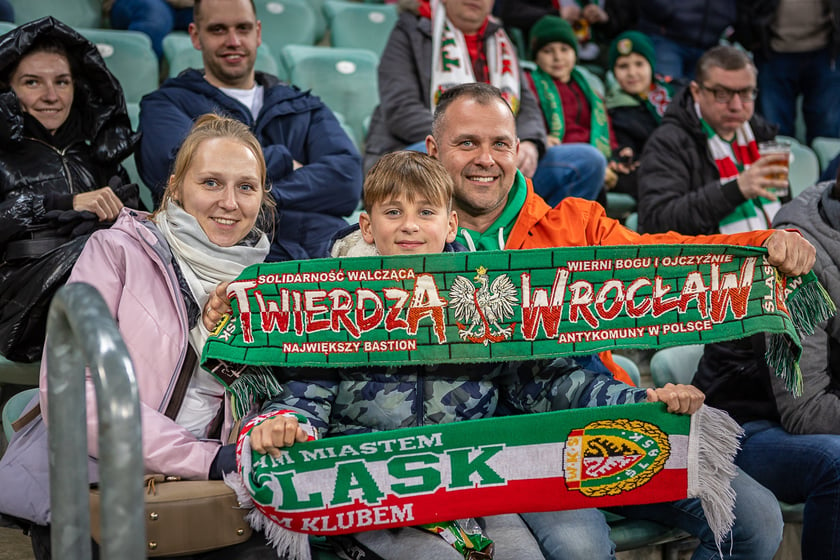 Zdjęcia kibiców z meczu Śląsk Wrocław - Stal Mielec