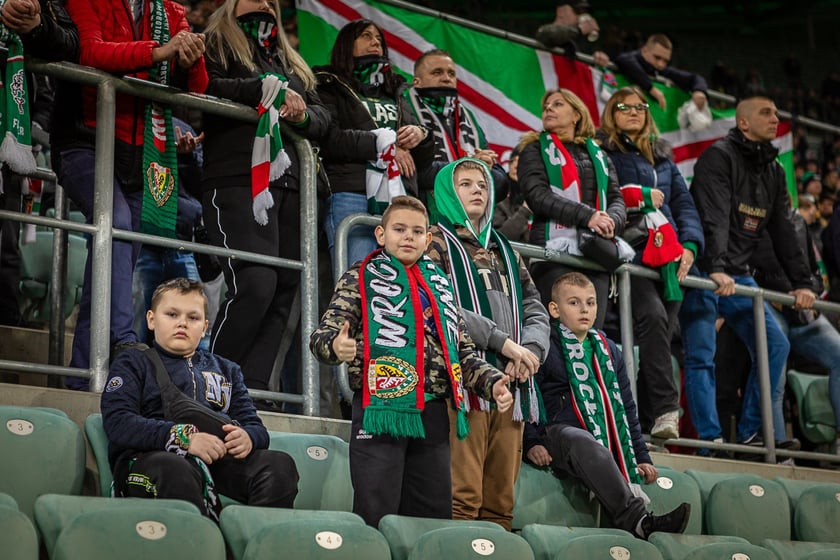 Zdjęcia kibiców z meczu Śląsk Wrocław - Stal Mielec