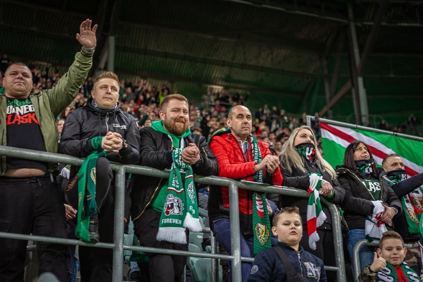 Zdjęcia kibiców z meczu Śląsk Wrocław - Stal Mielec