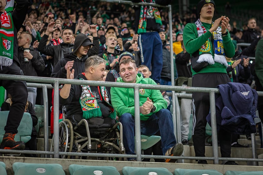 Zdjęcia kibiców z meczu Śląsk Wrocław - Stal Mielec