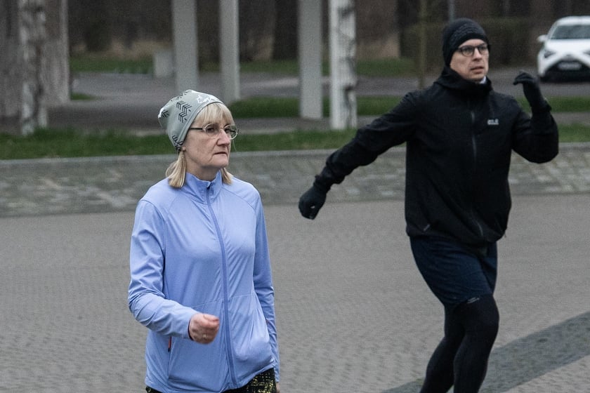 Pierwszy trening przygotowawczy do 10. Nocnego Wrocław Półmaratonu