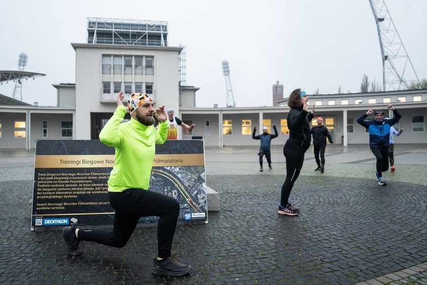 Pierwszy trening przygotowawczy do 10. Nocnego Wrocław Półmaratonu