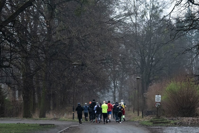 Pierwszy trening przygotowawczy do 10. Nocnego Wrocław Półmaratonu
