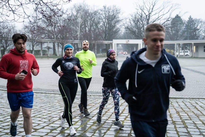 Pierwszy trening przygotowawczy do 10. Nocnego Wrocław Półmaratonu