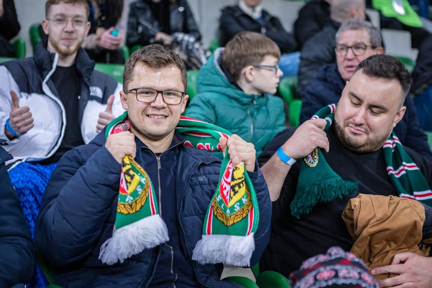 Mecz Śląsk Wrocław - Puszcza Niepołomice. Zdjęcia kibiców