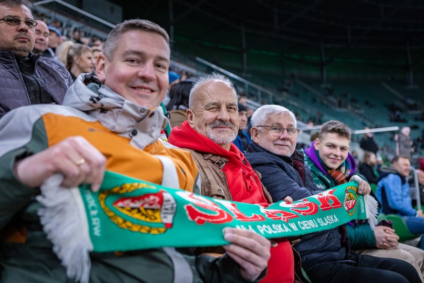 Mecz Śląsk Wrocław - Puszcza Niepołomice. Zdjęcia kibiców