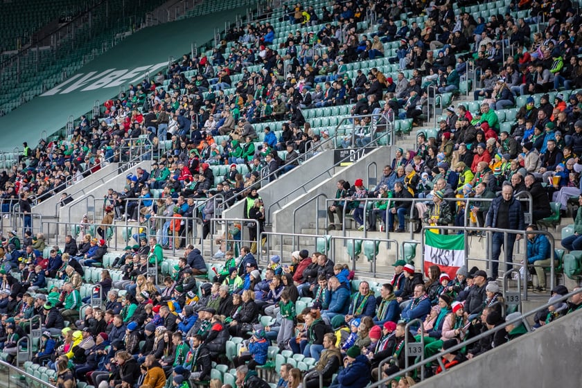 Mecz Śląsk Wrocław - Puszcza Niepołomice. Zdjęcia kibiców