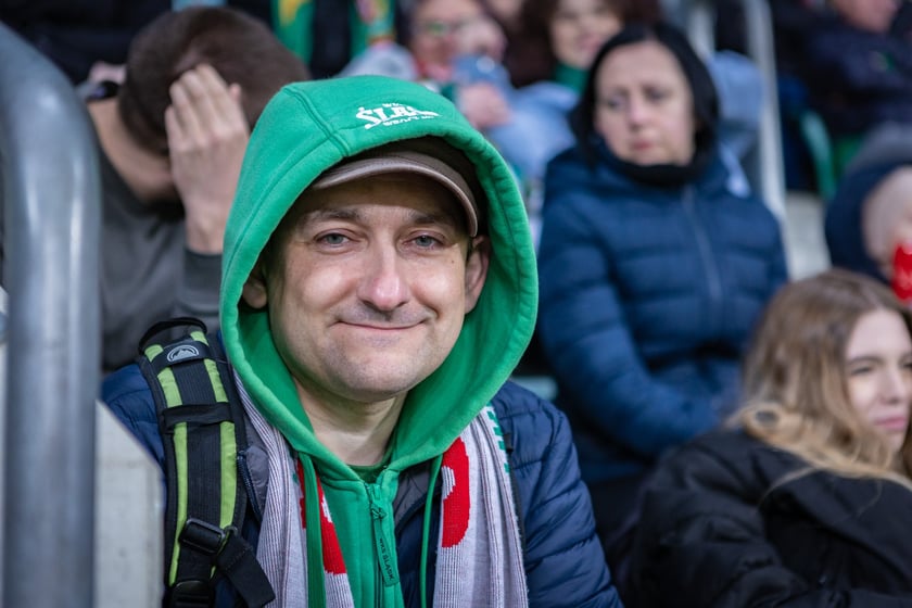 Mecz Śląsk Wrocław - Puszcza Niepołomice. Zdjęcia kibiców