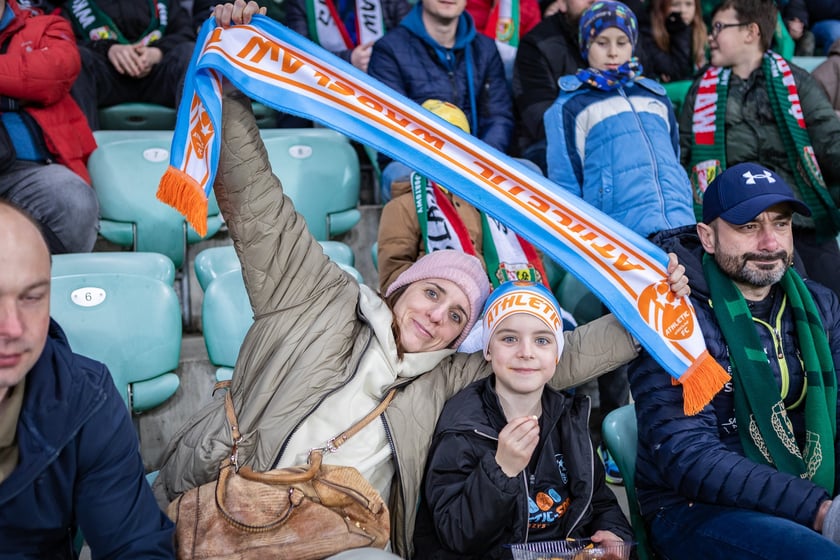 Mecz Śląsk Wrocław - Puszcza Niepołomice. Zdjęcia kibiców