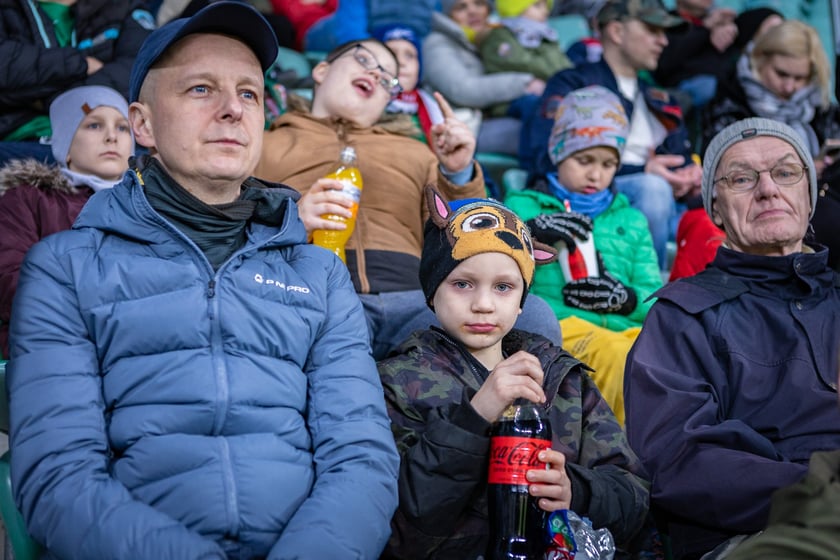 Mecz Śląsk Wrocław - Puszcza Niepołomice. Zdjęcia kibiców