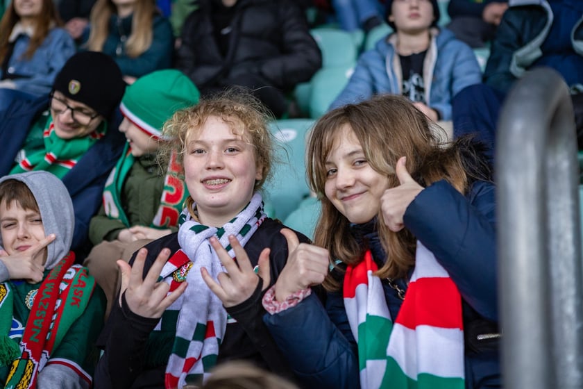 Mecz Śląsk Wrocław - Puszcza Niepołomice. Zdjęcia kibiców
