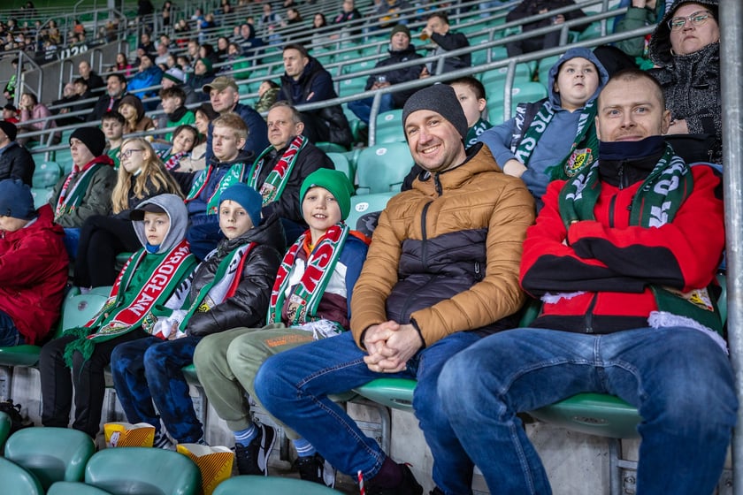 Mecz Śląsk Wrocław - Puszcza Niepołomice. Zdjęcia kibiców
