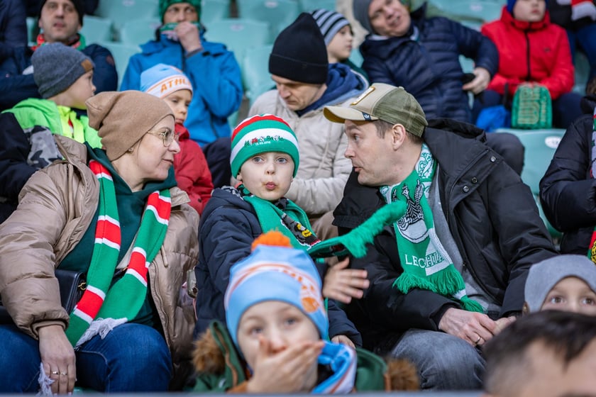 Mecz Śląsk Wrocław - Puszcza Niepołomice. Zdjęcia kibiców