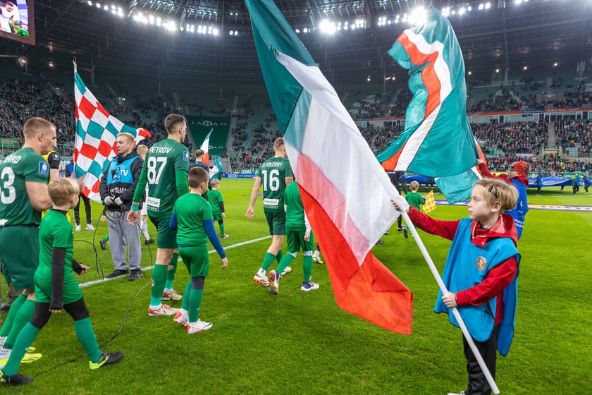 Mecz Śląsk Wrocław - Puszcza Niepołomice. Zdjęcia kibiców