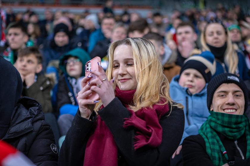 Mecz Śląsk Wrocław - Puszcza Niepołomice. Zdjęcia kibiców