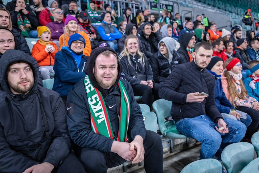 Mecz Śląsk Wrocław - Puszcza Niepołomice. Zdjęcia kibiców