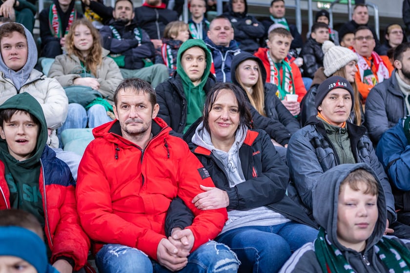 Mecz Śląsk Wrocław - Puszcza Niepołomice. Zdjęcia kibiców