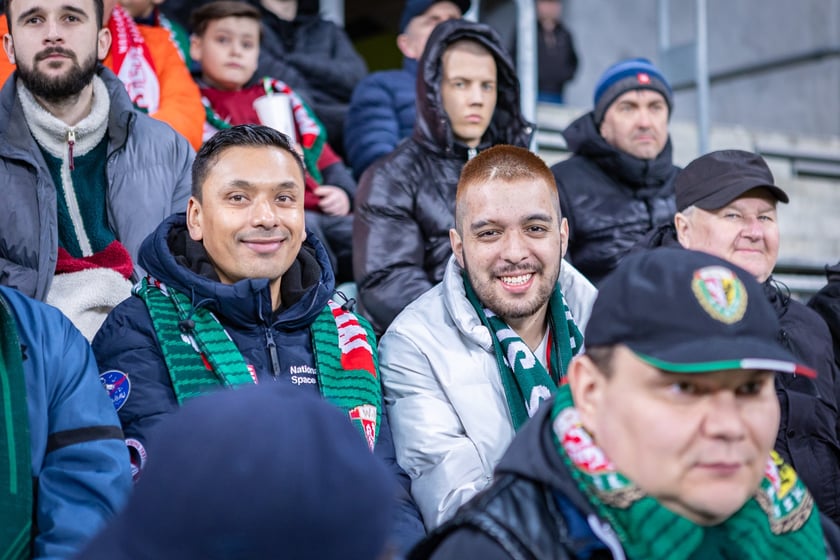 Mecz Śląsk Wrocław - Puszcza Niepołomice. Zdjęcia kibiców