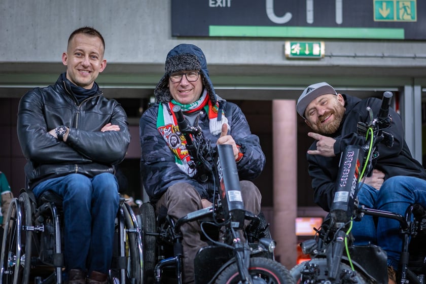 Mecz Śląsk Wrocław - Puszcza Niepołomice. Zdjęcia kibiców
