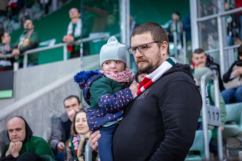 Mecz Śląsk Wrocław - Puszcza Niepołomice. Zdjęcia kibiców