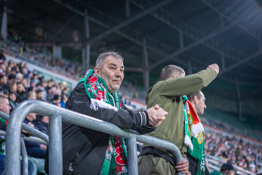 Mecz Śląsk Wrocław - Puszcza Niepołomice. Zdjęcia kibiców