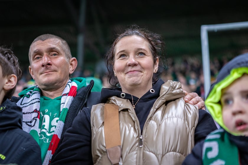Mecz Śląsk Wrocław - Puszcza Niepołomice. Zdjęcia kibiców