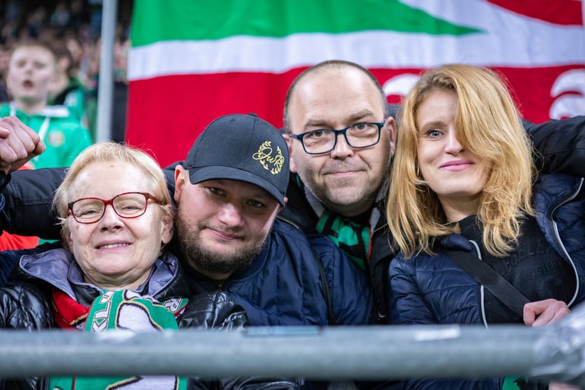 Mecz Śląsk Wrocław - Puszcza Niepołomice. Zdjęcia kibiców