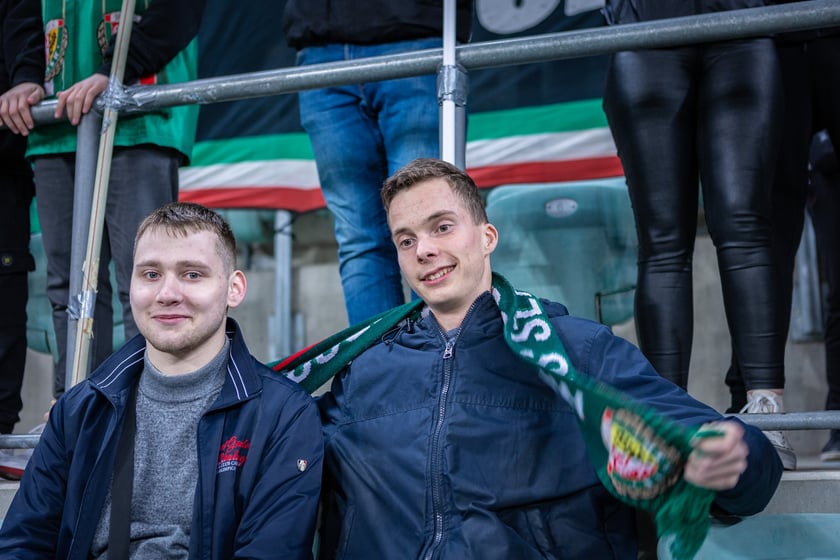 Mecz Śląsk Wrocław - Puszcza Niepołomice. Zdjęcia kibiców