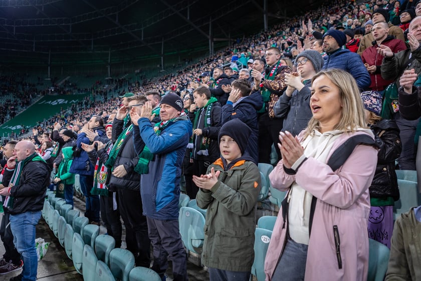 Mecz Śląsk Wrocław - Puszcza Niepołomice. Zdjęcia kibiców