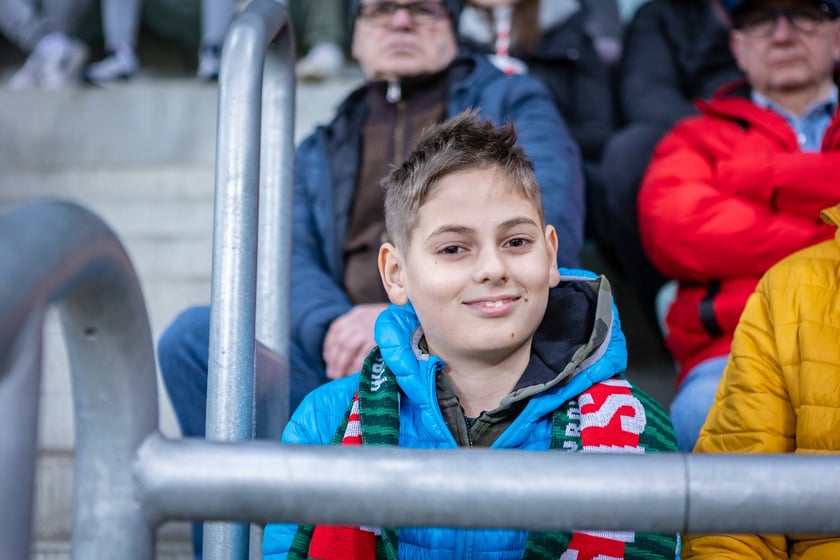 Mecz Śląsk Wrocław - Puszcza Niepołomice. Zdjęcia kibiców