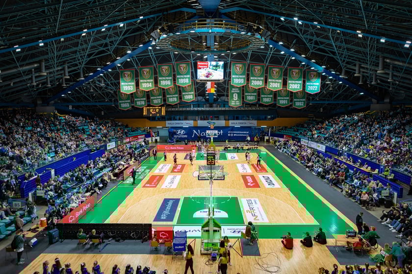 Śląsk Wrocław - Czarni Słupsk, hala Orbita, 2024