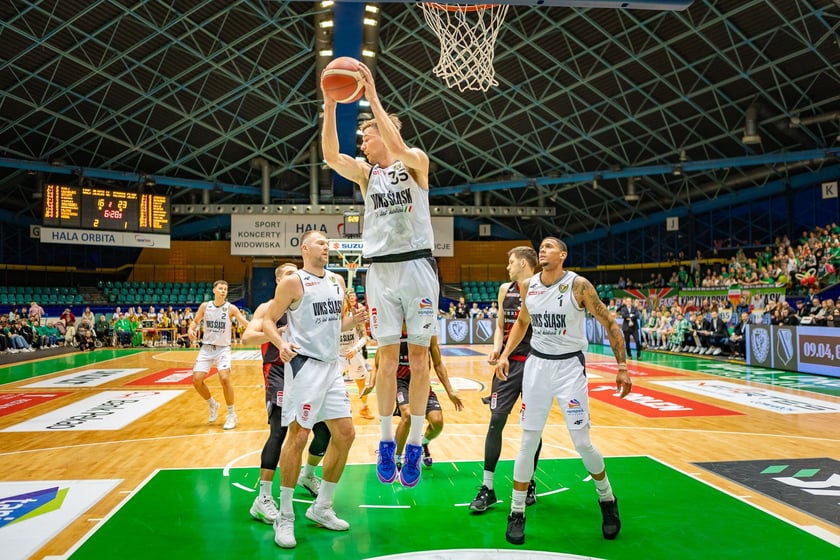 Śląsk Wrocław - Czarni Słupsk, hala Orbita, 2024