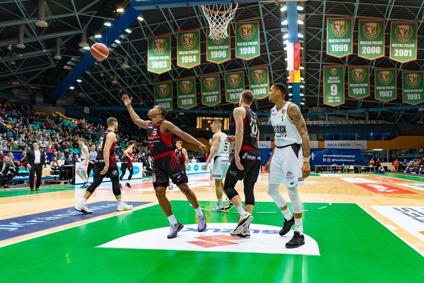 Śląsk Wrocław - Czarni Słupsk, hala Orbita, 2024