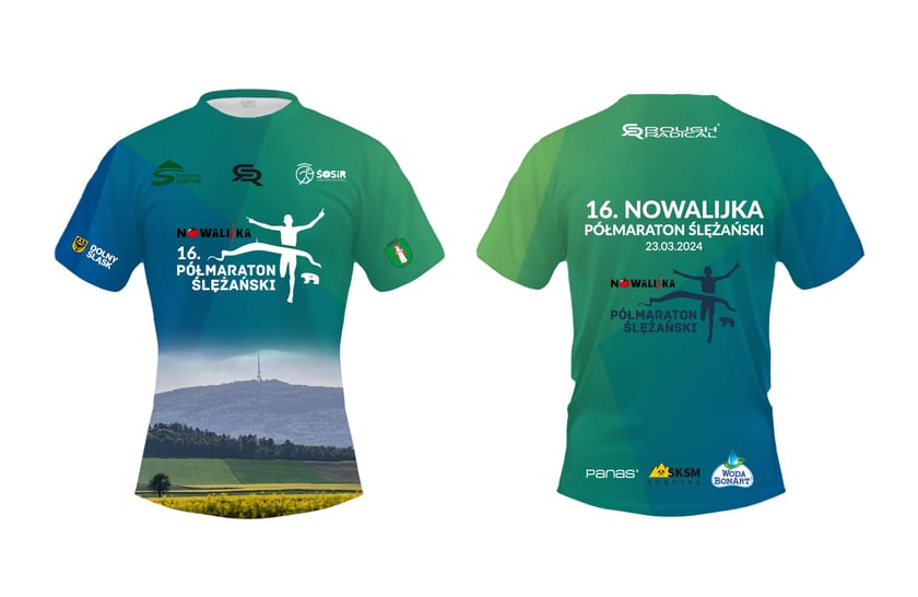Koszulki 16. P&oacute;łmaratonu Ślężańskiego