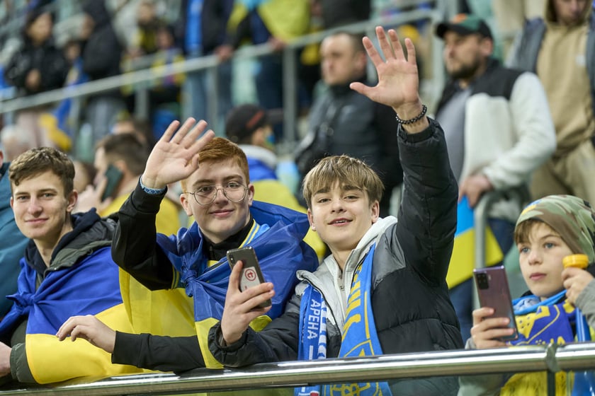 Ukraina - Islandia na Tarczyński Arenie - zdjęcia z meczu oraz kibiców