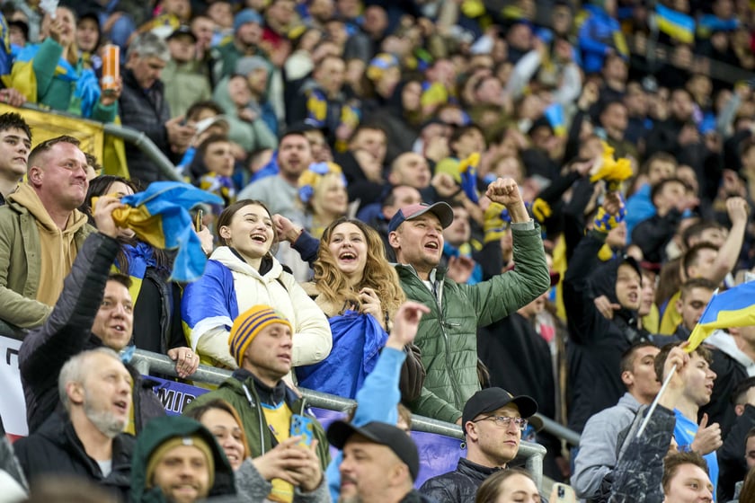 Ukraina - Islandia na Tarczyński Arenie - zdjęcia z meczu oraz kibiców