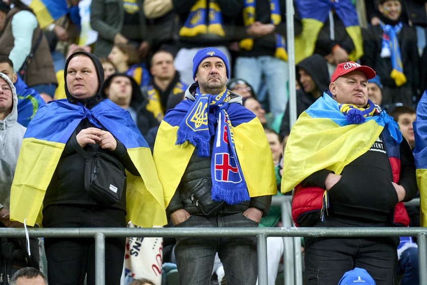 Ukraina - Islandia na Tarczyński Arenie - zdjęcia z meczu oraz kibiców