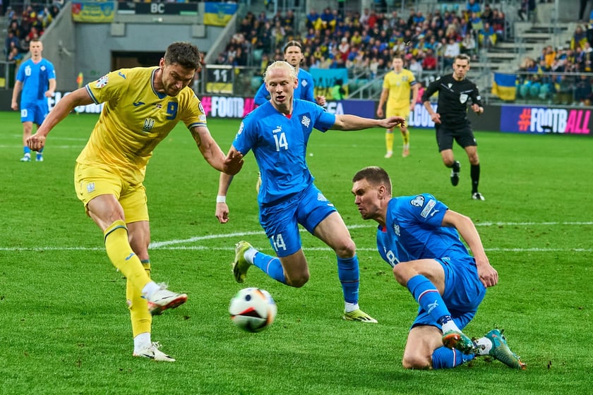 Ukraina - Islandia na Tarczyński Arenie - zdjęcia z meczu oraz kibiców