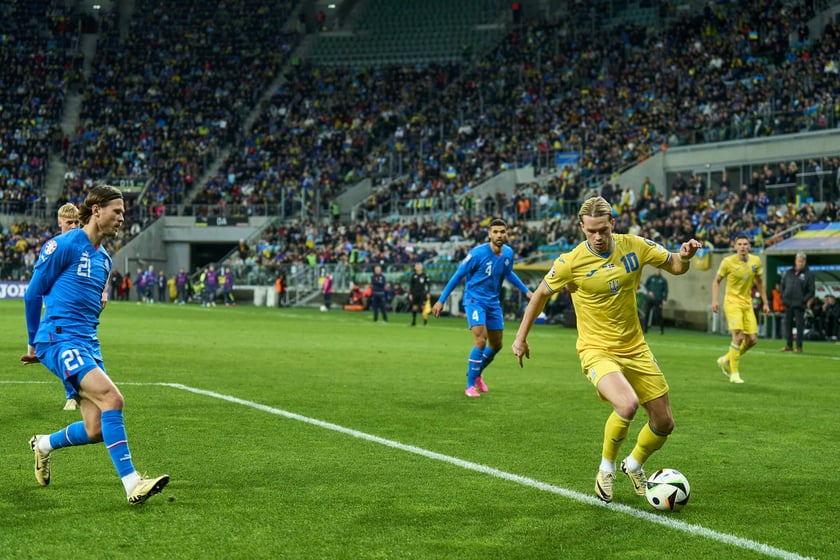 Ukraina - Islandia na Tarczyński Arenie - zdjęcia z meczu oraz kibiców