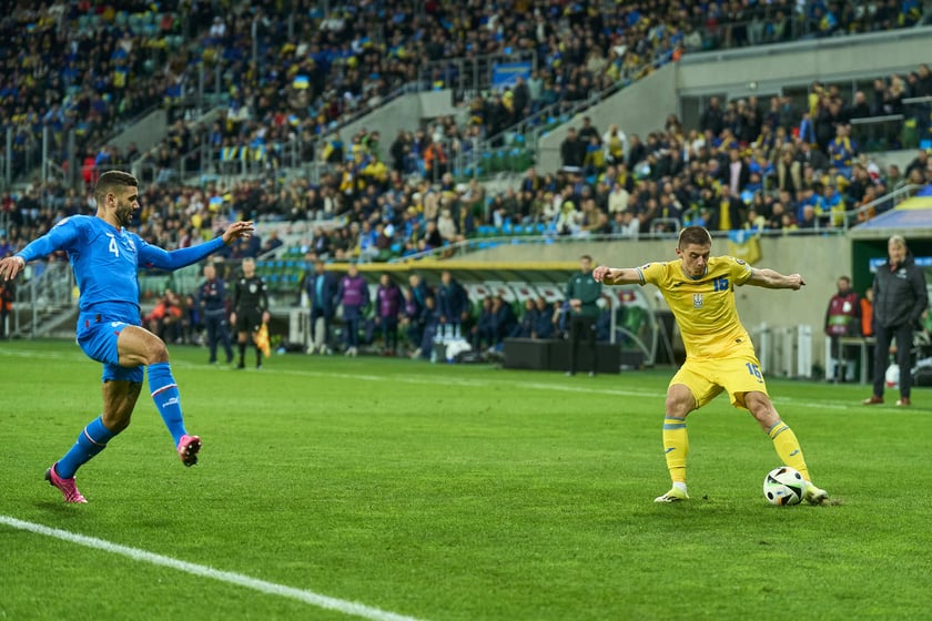Ukraina - Islandia na Tarczyński Arenie - zdjęcia z meczu oraz kibiców