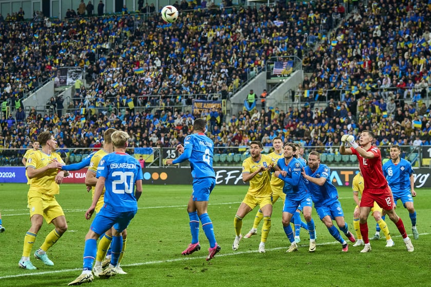 Ukraina - Islandia na Tarczyński Arenie - zdjęcia z meczu oraz kibiców