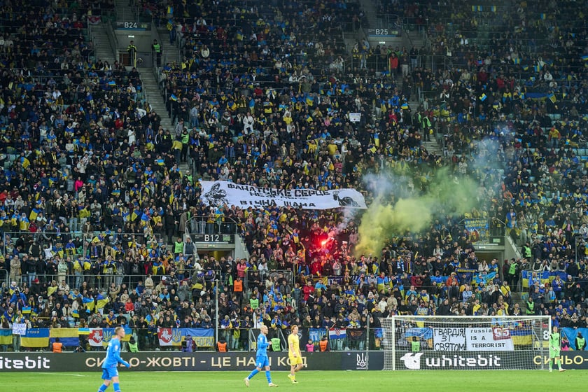 Ukraina - Islandia na Tarczyński Arenie - zdjęcia z meczu oraz kibiców