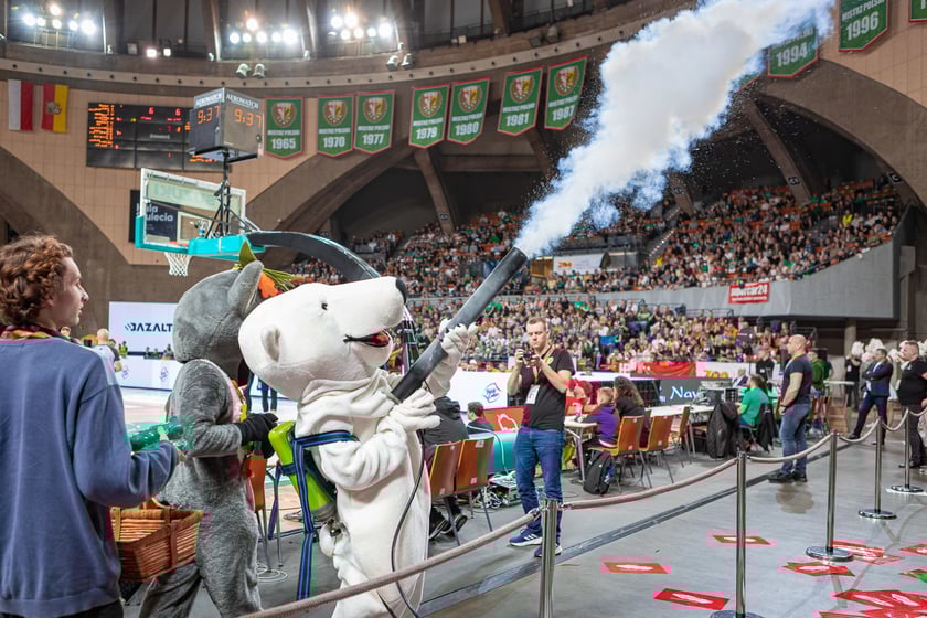 Śląsk Wrocław - Stal Ostrów Wielkopolski, 1 kwietnia 2024, Hala Stulecia