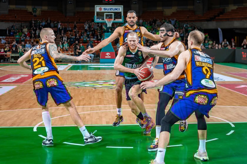 Śląsk Wrocław - Stal Ostrów Wielkopolski, 1 kwietnia 2024, Hala Stulecia